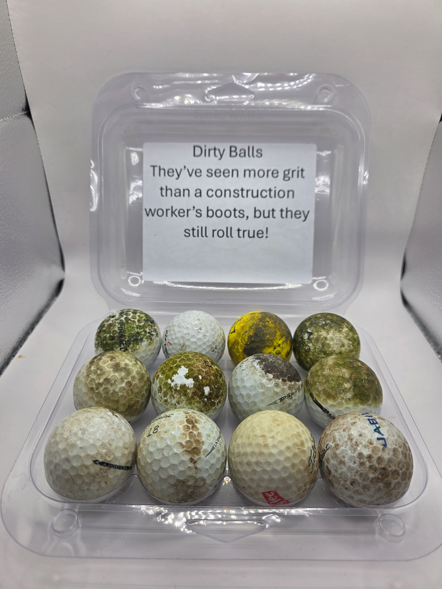 Wise Ass Saying - Dirty Balls - Option 1 Construction - 1 Dozen
