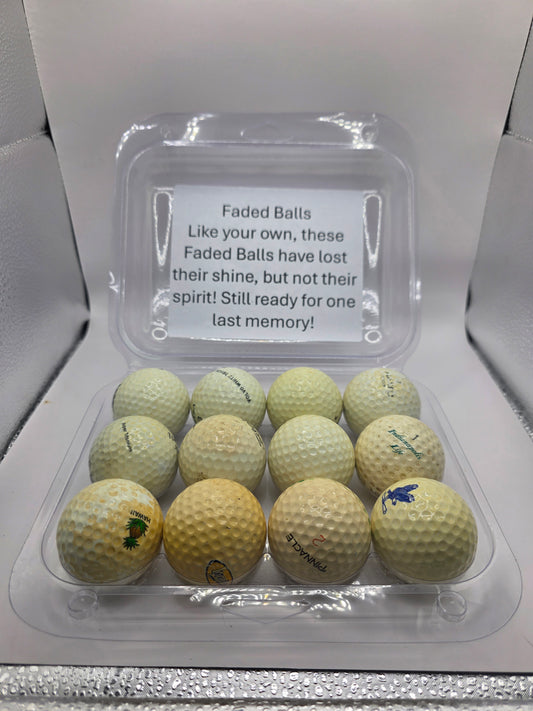 Wise Ass Saying - Faded Balls - Option 2 Shine - 1 Dozen