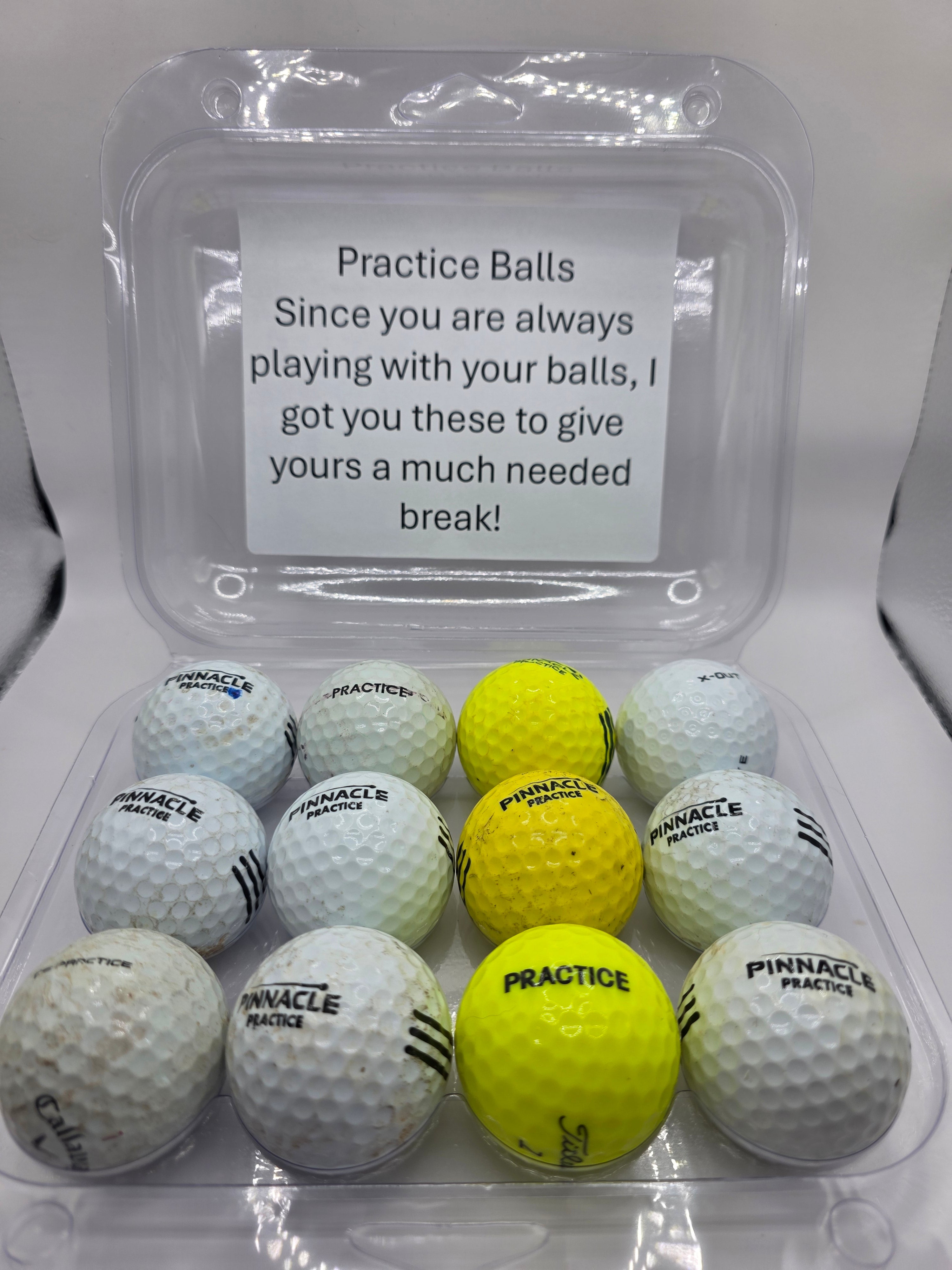 Wise Ass Saying - Practice Balls - 1 Dozen