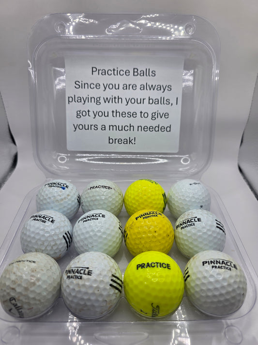 Wise Ass Saying - Practice Balls - 1 Dozen