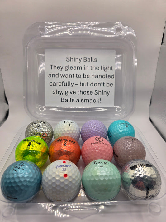 Wise Ass Saying - Shiny Balls - 1 Dozen