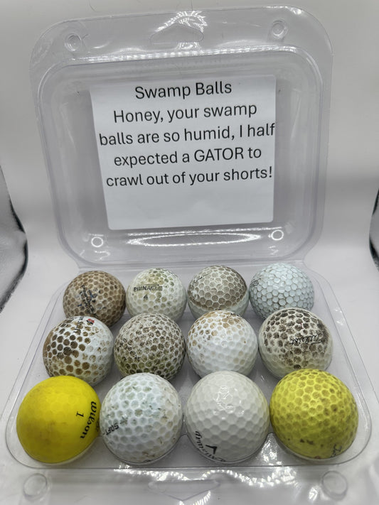 Wise Ass Saying - Swamp Balls - Option 1 Gator - 1 Dozen