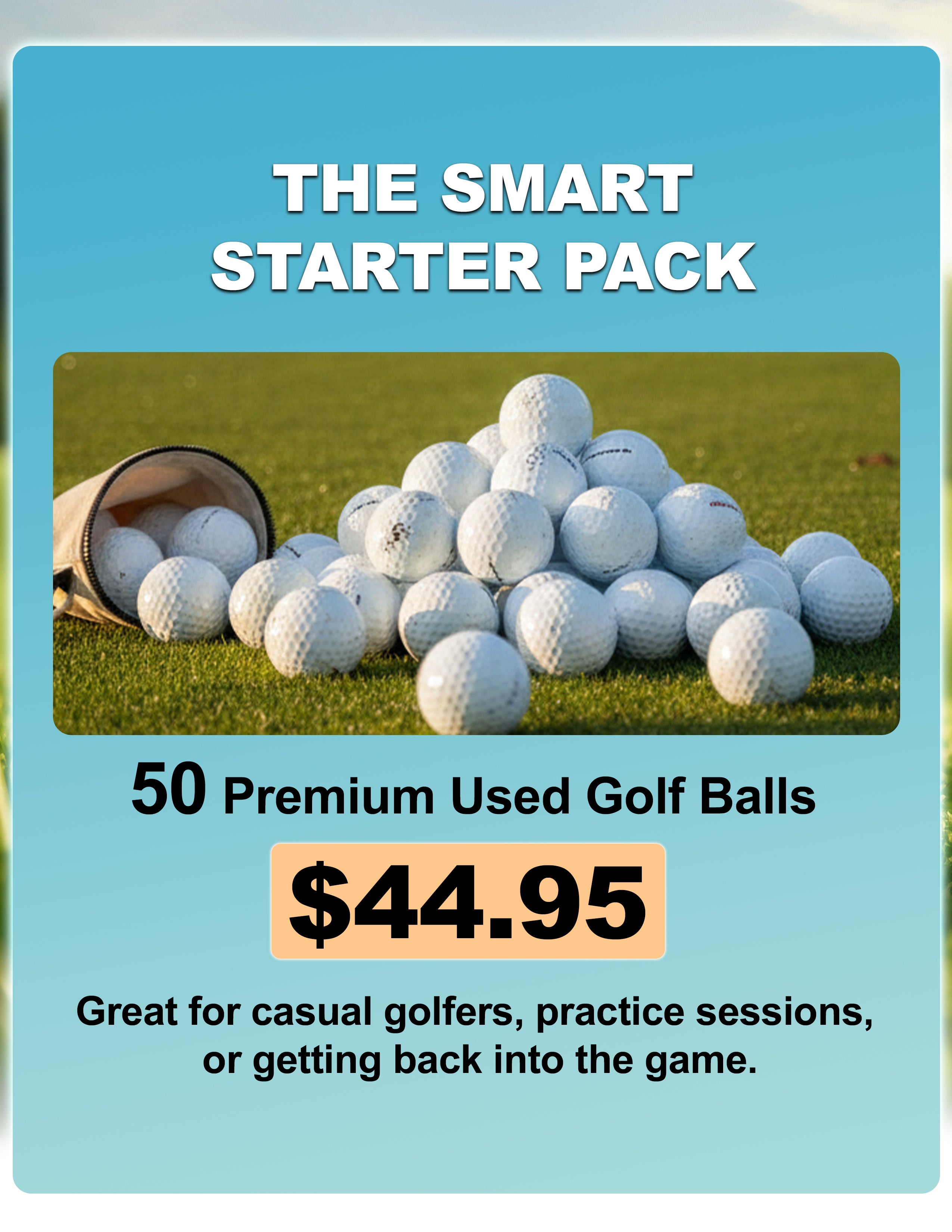 The Smart Starter Pack – 50 Balls