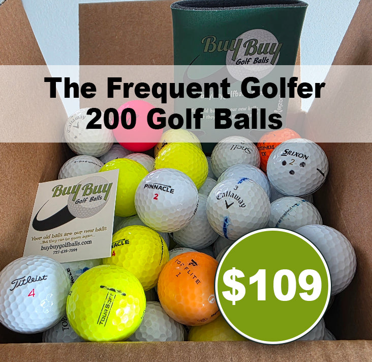 Half-Year Pack of 200 Golf Balls - Featuring Callaway, Titleist, and more!